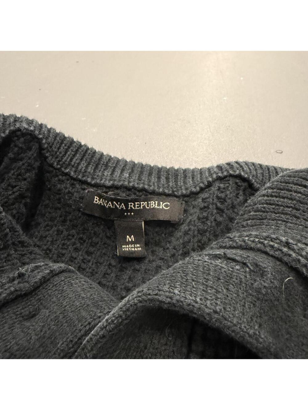 Banana Republic Women's Grey and Black Cardigan - Picture 4 of 4